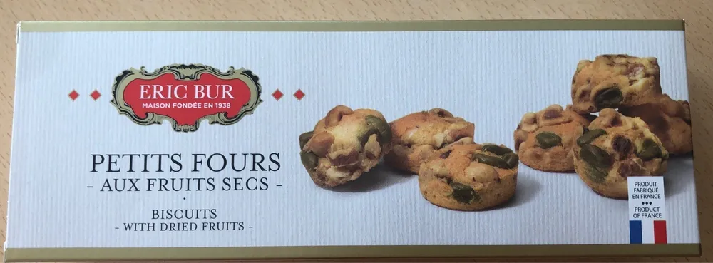 Petits fours aux fruits secs