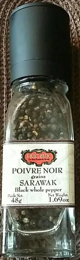 Eric Bur Poivre Noir En Grain Sarawak 48G