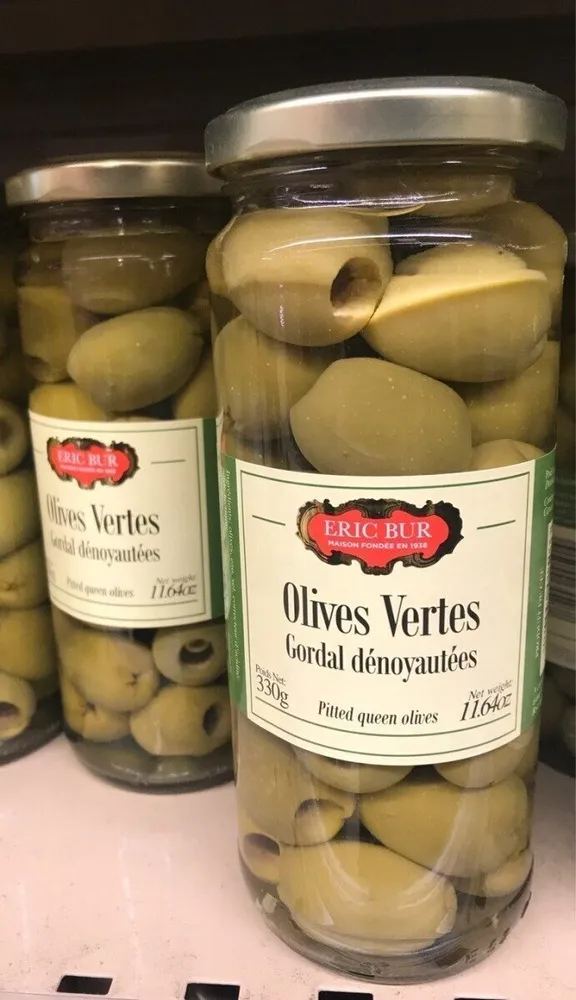 Olives vertes Gordal dénoyautées