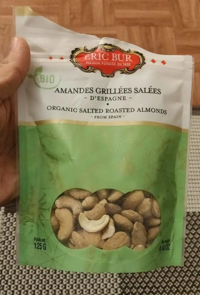 Amandes grillées salées