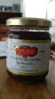Confiture extra de fraises bio