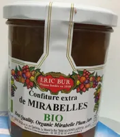 Confiture extra de mirabelles bio