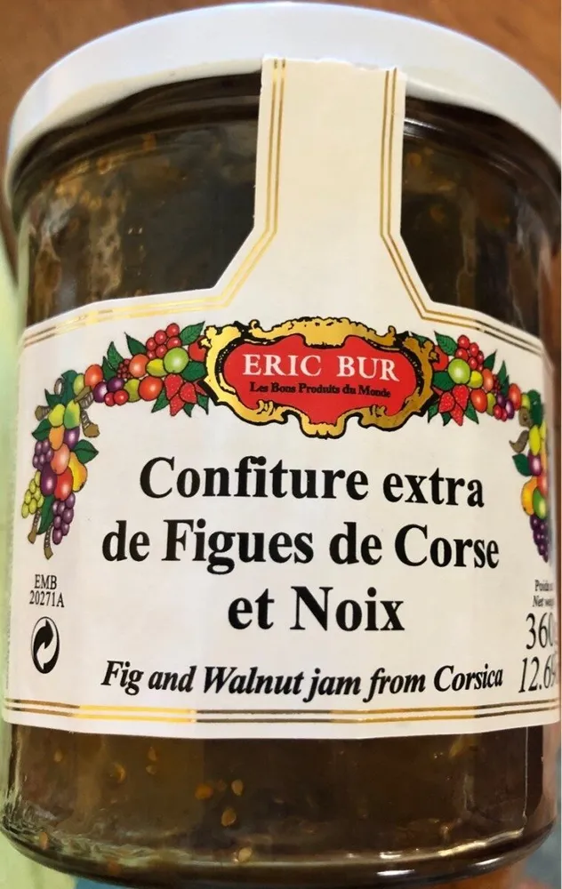 Confiture extra de figues de corse et noix