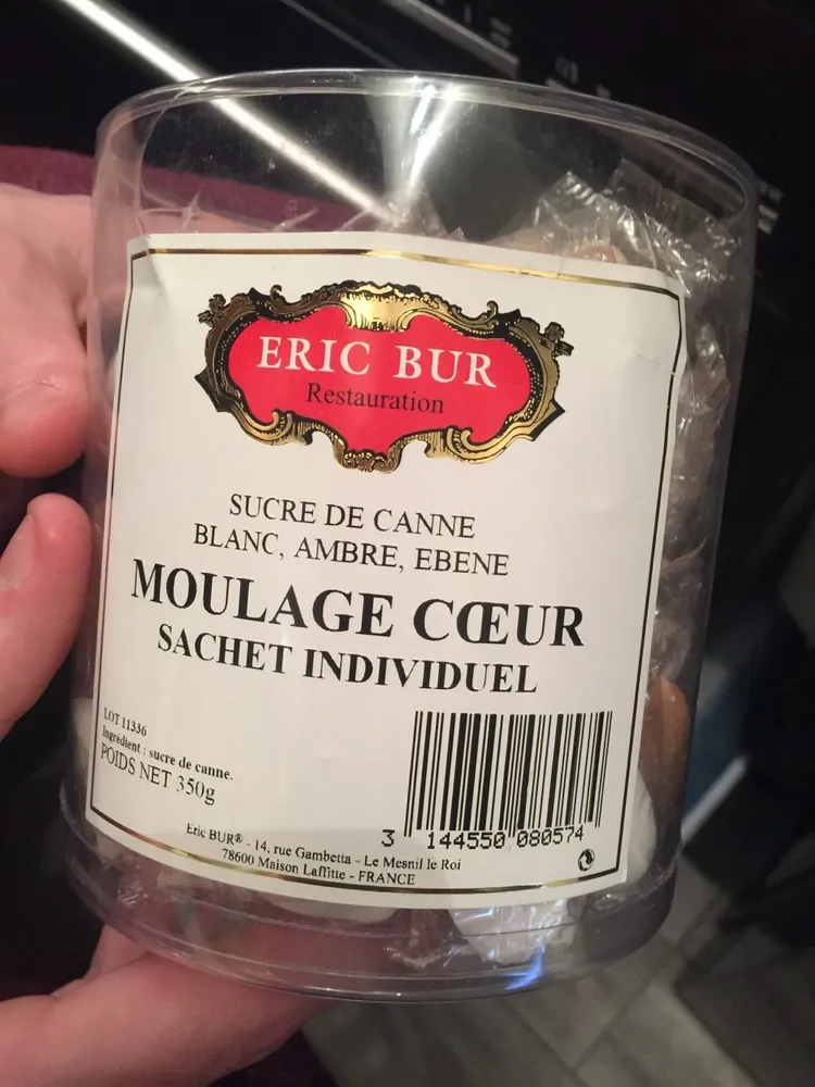 Moulage cœur sachet individuel