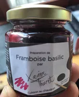 Préparation de Framboise basilic
