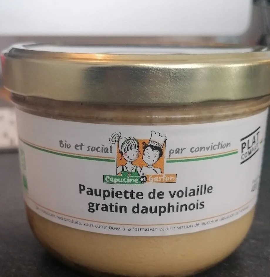 Paupiette de volaille gratin dauphinois