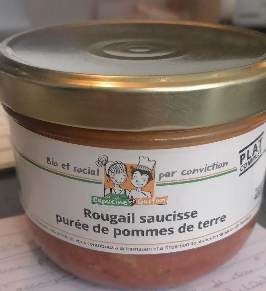 Rougail saucisse purée de pommes de terre