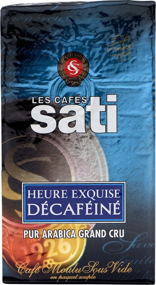 Café Sati heure exquise décaféiné moulu 250g