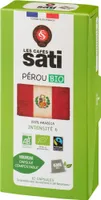Café du Pérou bio et équitable capsules x10