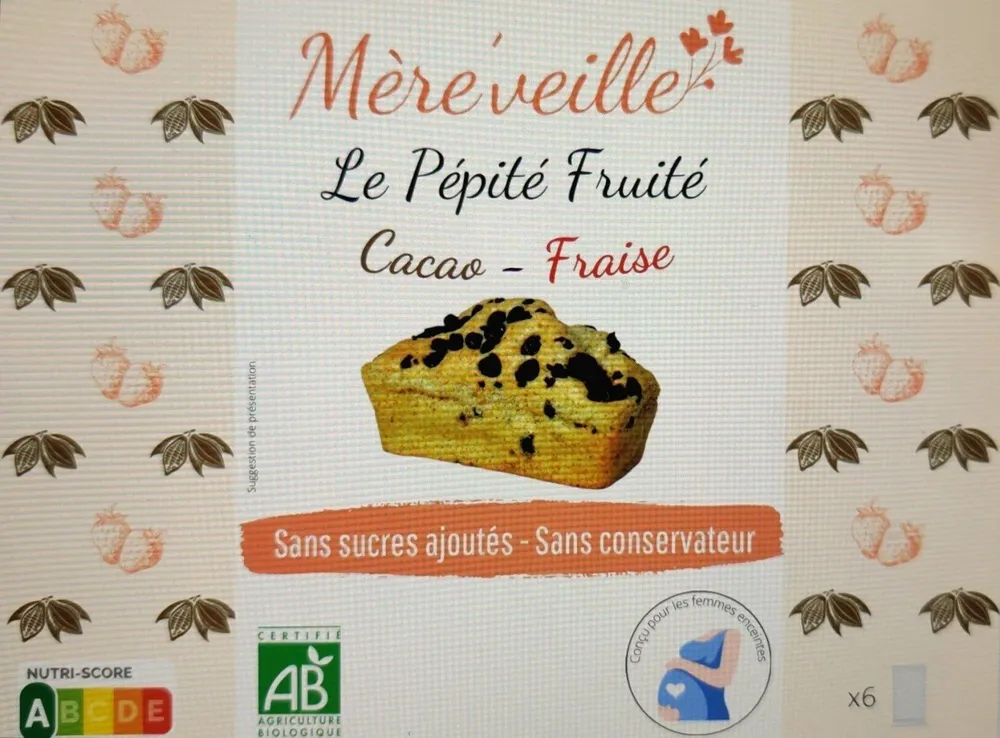 Le Pépité Fruité Cacao-Fraise