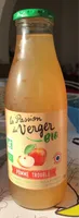 La Passion du Verger Jus de pomme trouble BIO la bouteille de 75