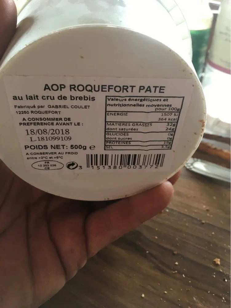 Aop roquefort pate