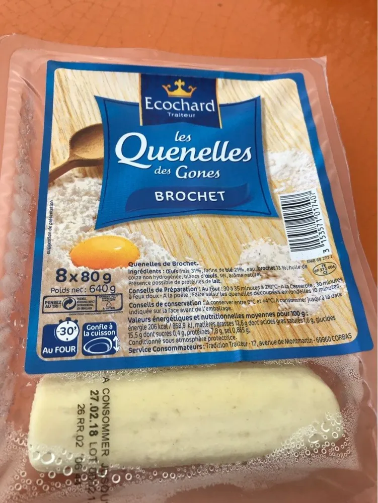 Quenelles des gones brochet