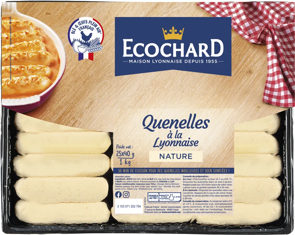 Plateau Quenelles à la Lyonnaise Nature