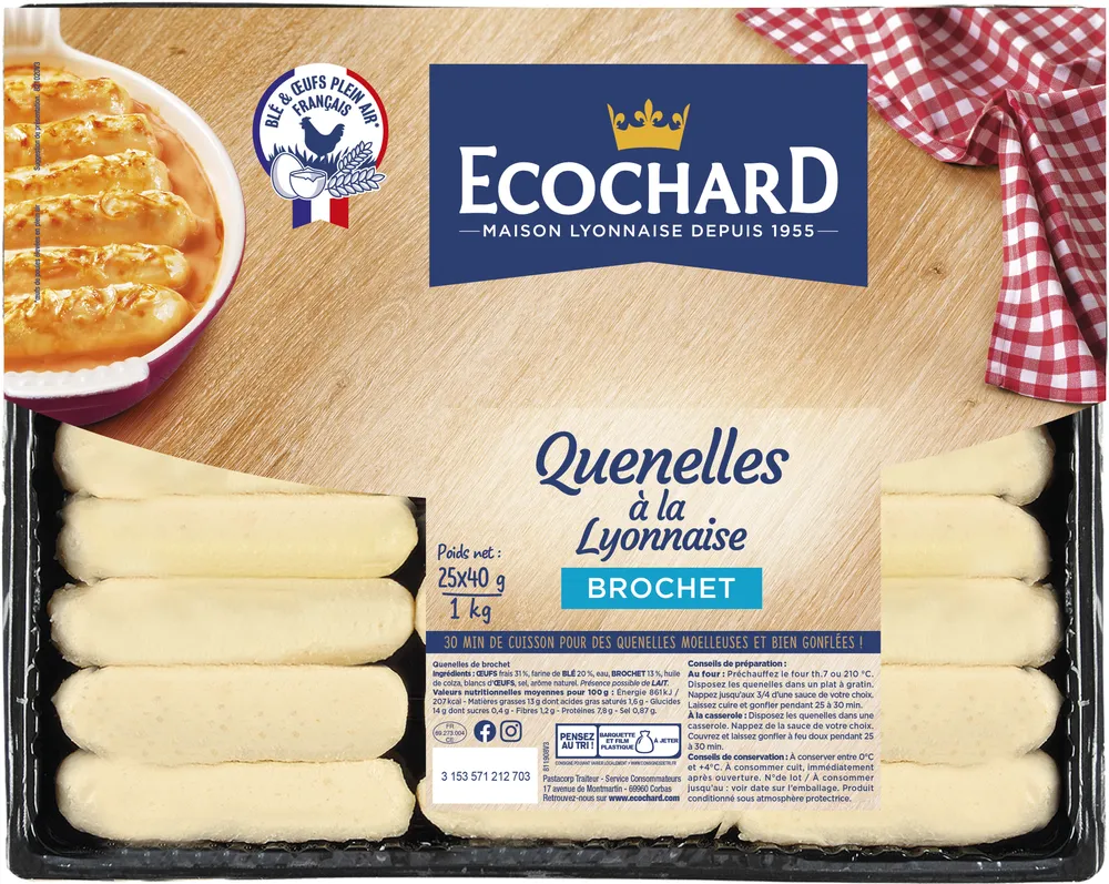 Plateau Quenelles à la Lyonnaise Brochet