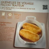 Quenelles surgelées de volaille façon traiteur