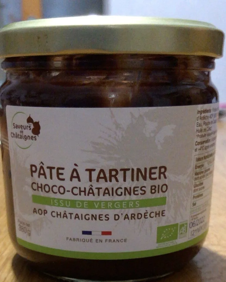 Pâte à tartiner choco-châtaignes Bio