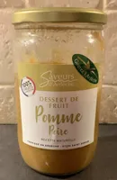 Dessert de fruit pomme poire