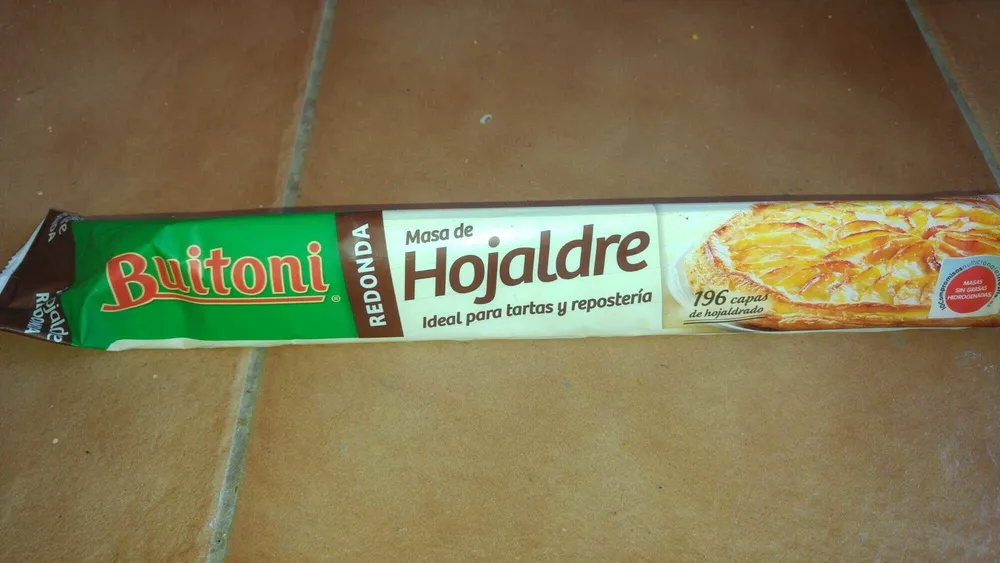 Masa de hojaldre redonda