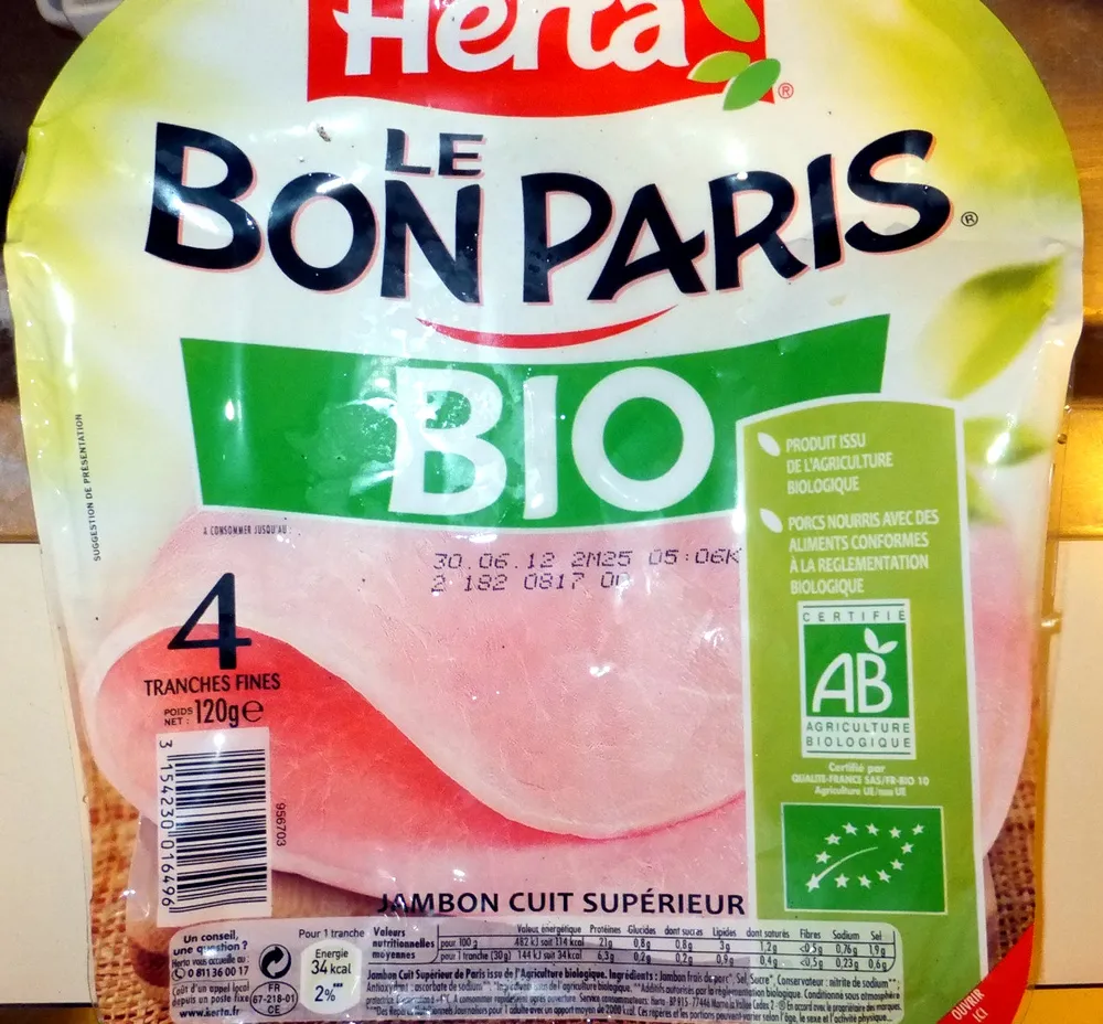 Le Bon Paris, BIO (4 Tranches Fines)