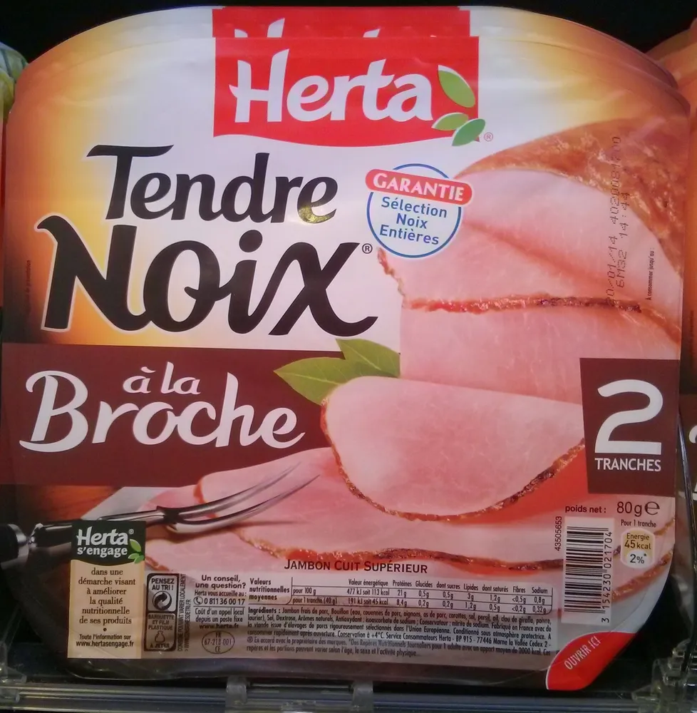 Tendre Noix, à la Broche (2 Tranches)