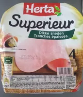 HERTA SUPERIEUR Jambon tranches épaisses