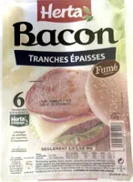 Bacon tranches épaisses fumé