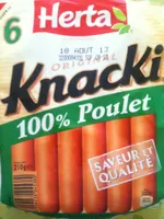 6 Original Knacki, 100 % Poulet