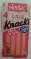 Knacki - Saucisses de Strasbourg pur porc