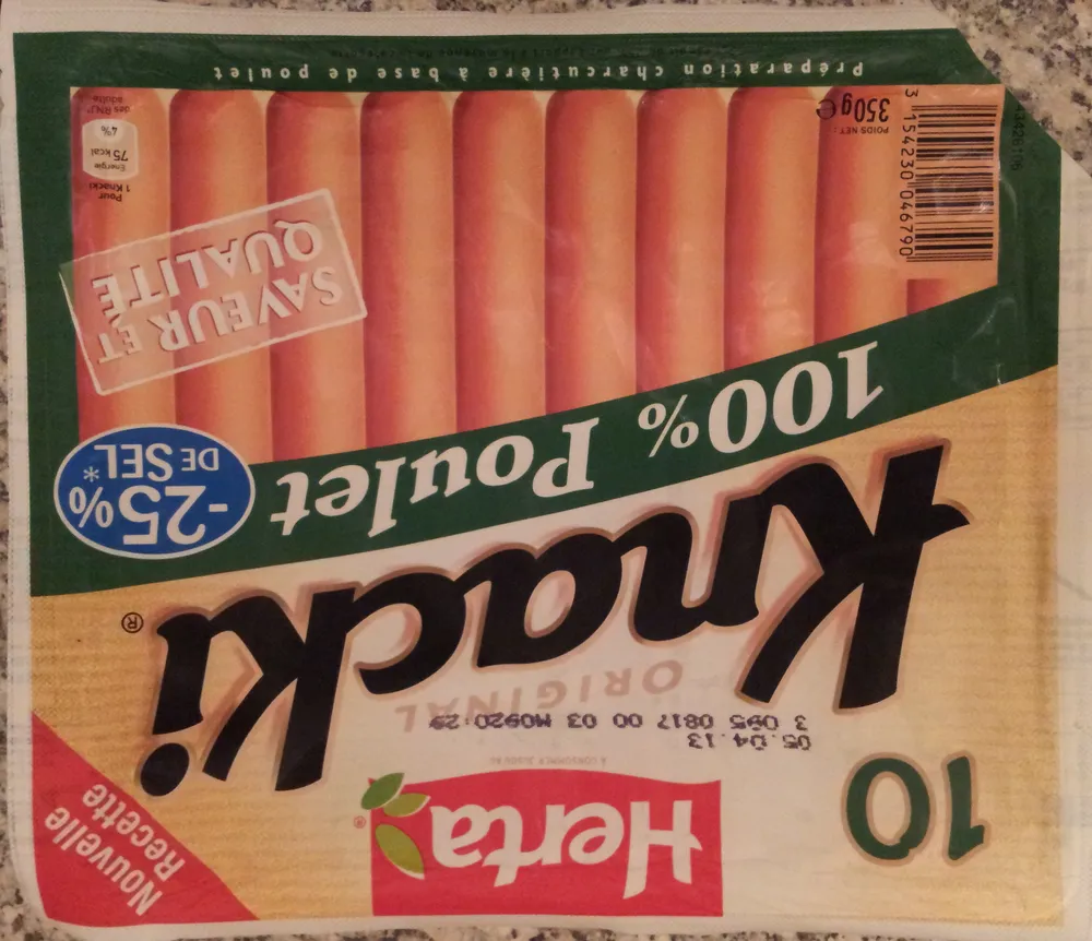 Knacki 100 % Poulet