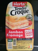 Tendre croque jambon fromage pain de mie sans croûte