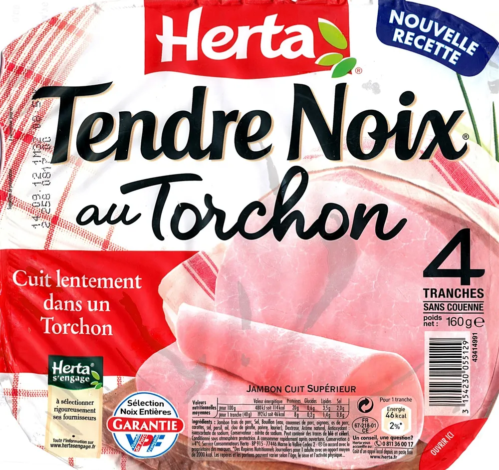 Tendre Noix, au Torchon (4 Tranches Sans Couenne)