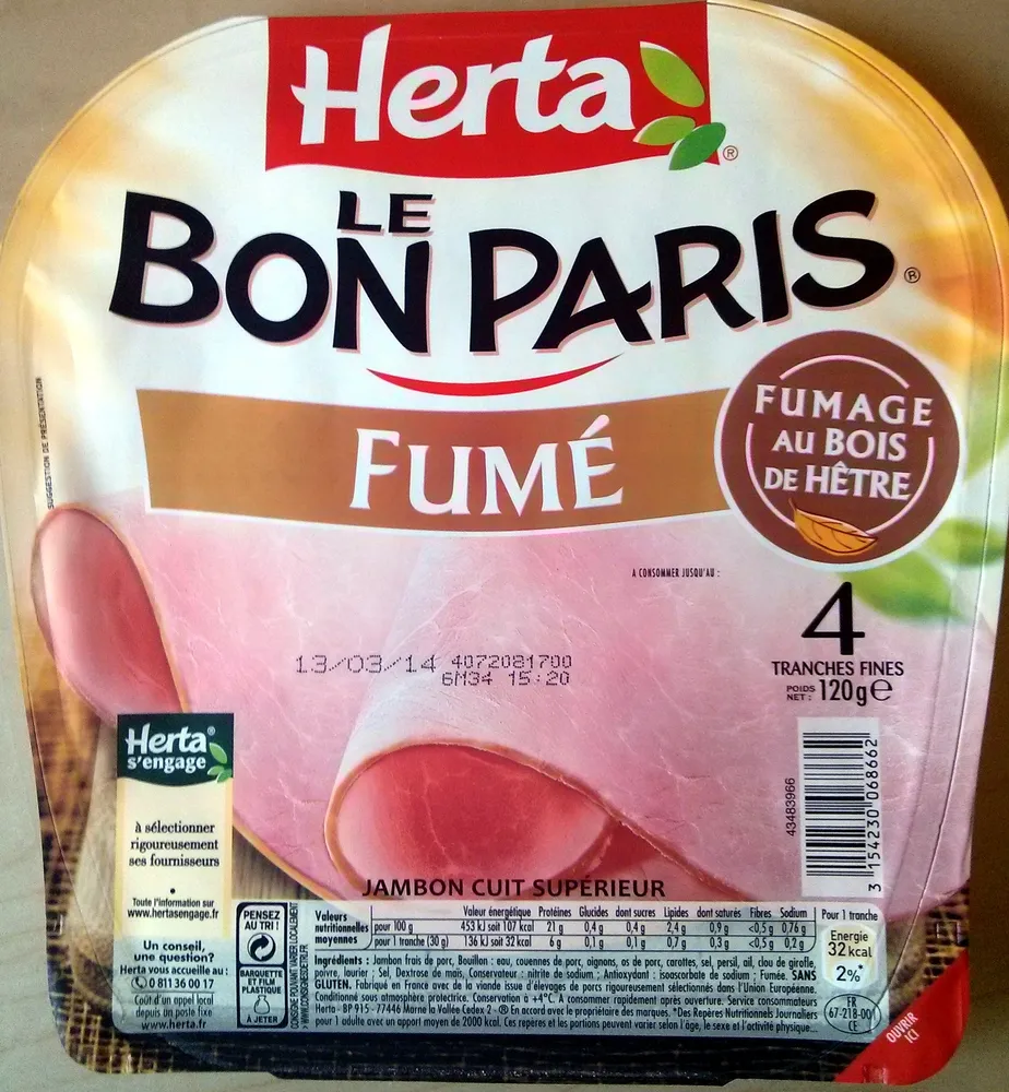Le Bon Paris, Fumé (4 Tranches)
