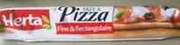 Pâte à pizza Fine et Rectangulaire
