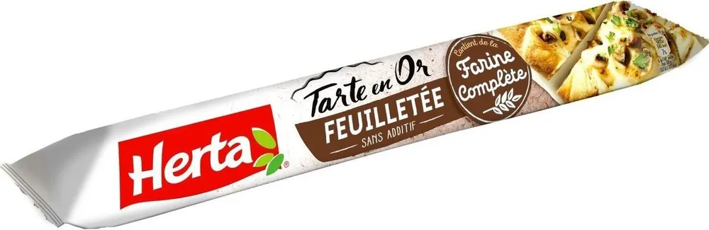 Pate feuilletée Tarte en or