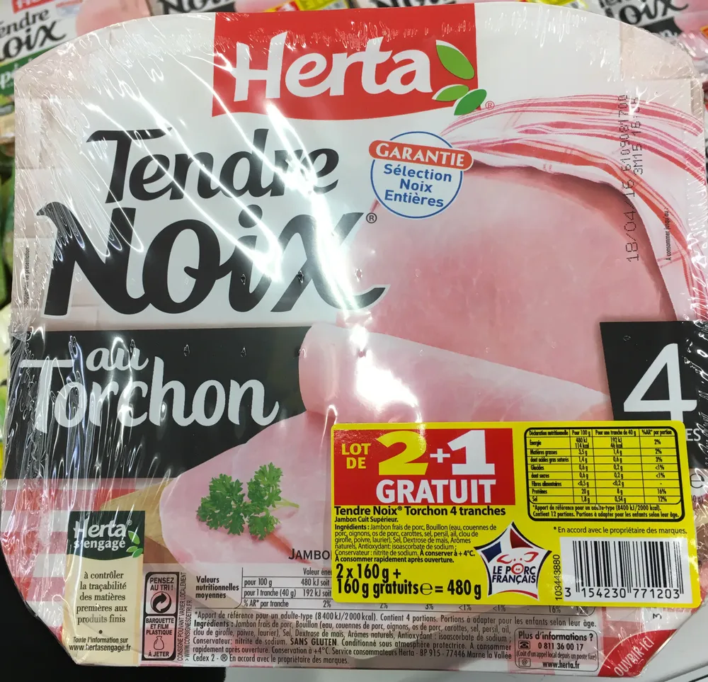 Tendre Noix au Torchon (lot de 2+1 gratuit)