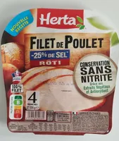 Filet de Poulet - 25% de sel rôti