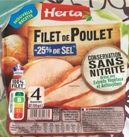 Filet de poulet  -25% de sel