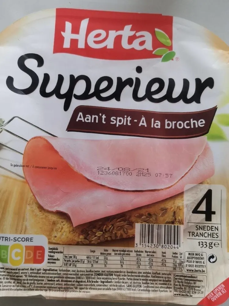 Herta supérieur À la broche