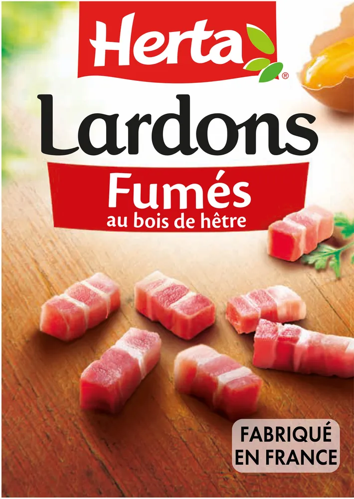 HERTA Lardons Fumés 200g