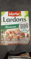 HERTA Lardons nature conservation sans nitrite - 2x75g