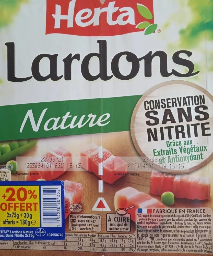 Lardon nature