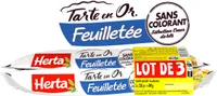 HERTA TARTE EN OR Pâte Feuilletée LOT 3