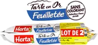 HERTA TARTE EN OR Pâte Feuilletée LOT 2
