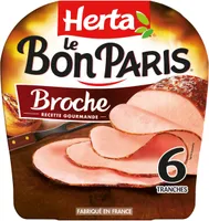 HERTA LE BON PARIS Jambon Broche x6 -210g