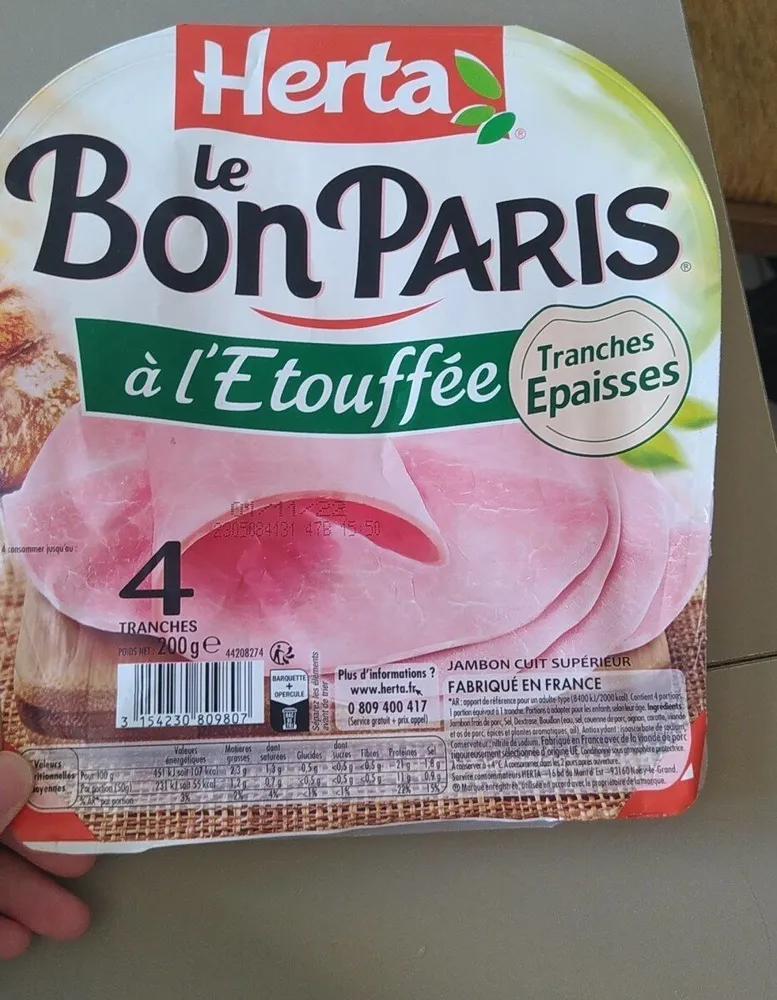 Le bon Paris à l'étouffer tranche épaisse