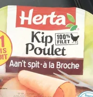 Herta Kip aan't spit