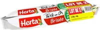 HERTA TARTE EN OR Pâte Brisée sans Huile Palme LOT 2