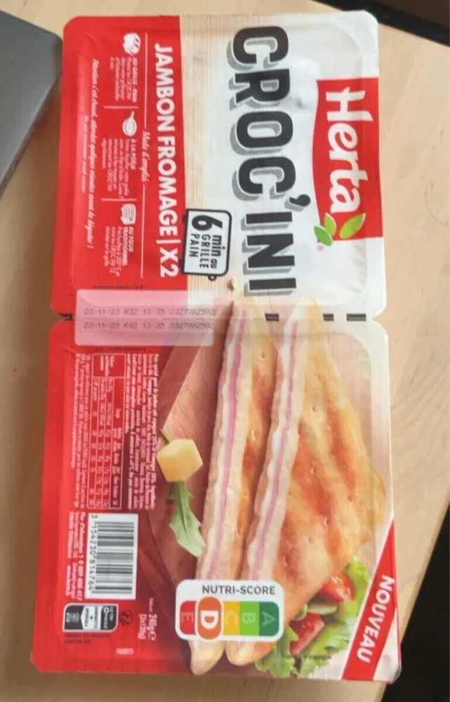 Croc’ini - Jambon fromage
