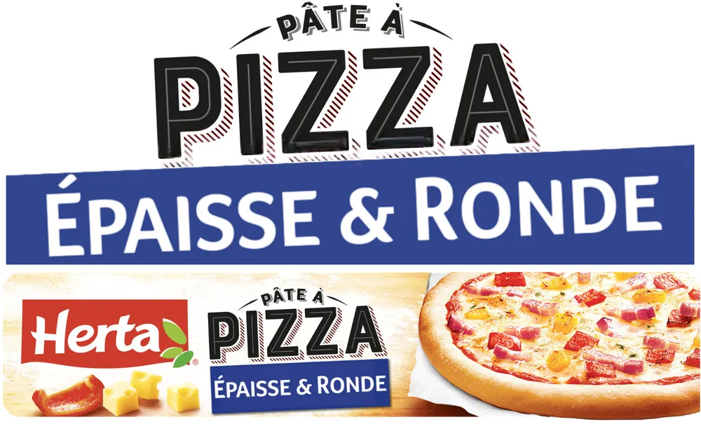 HERTA Pâte à Pizza Epaisse et Ronde 450g